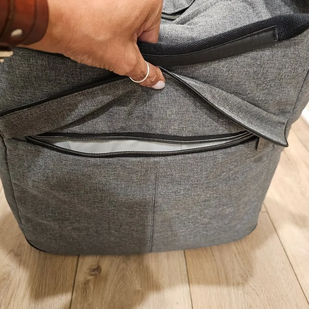 NWOT Bugaboo Bee XL Mammoth Gray Melange Bag